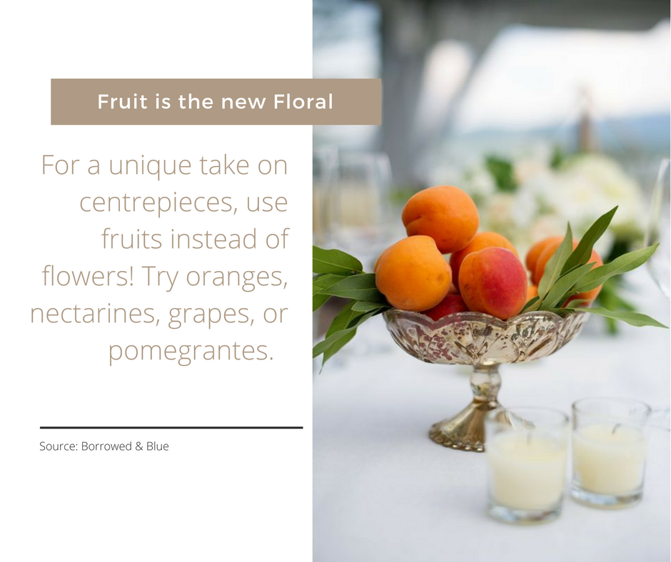 Festive Tablescapes - Fruit Centrepieces