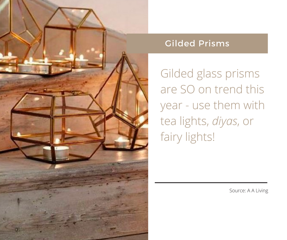 Festive Tablescapes - Gilded Prisms