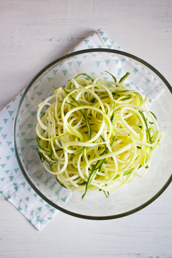 zucchini noodles 1