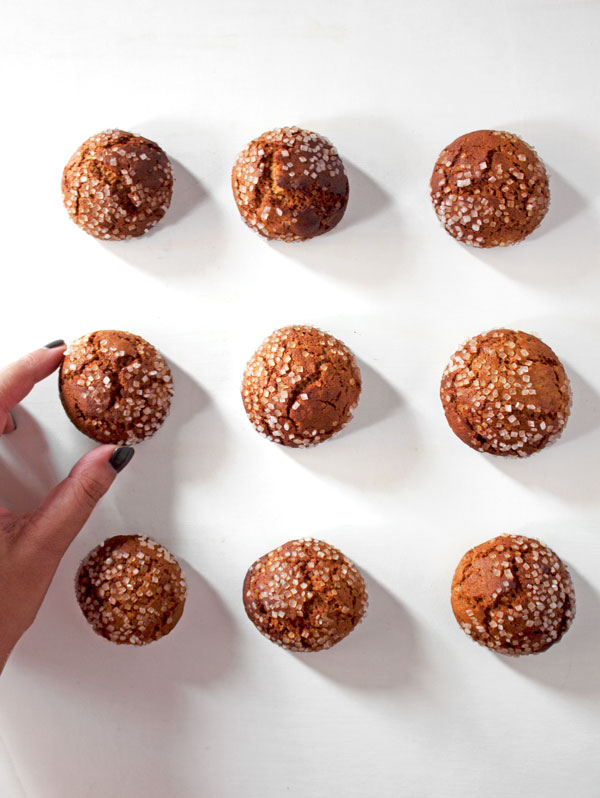 spiced chai ginger cookies