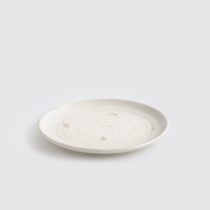 ceramic ivory quarter plate