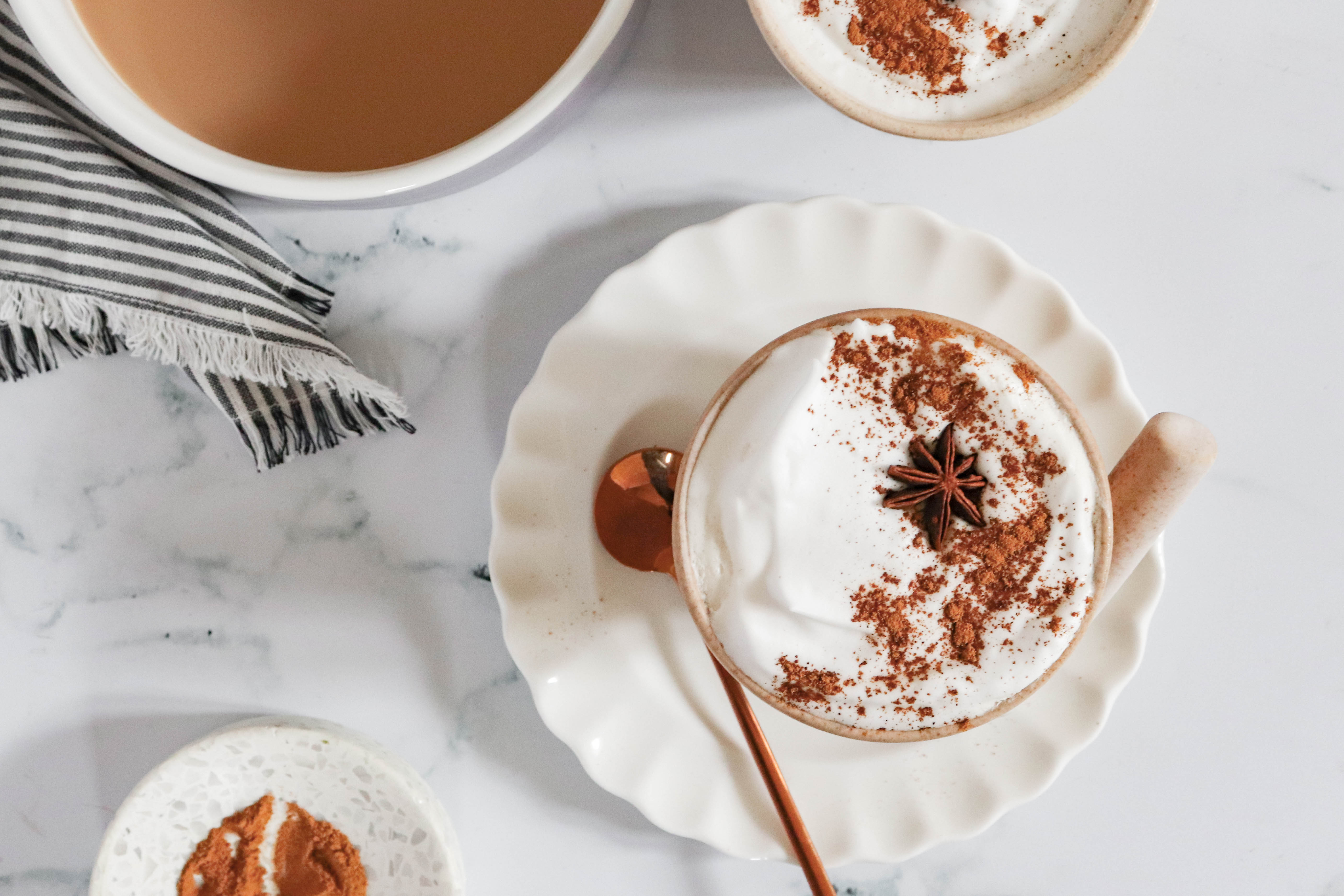 Spiced Chai Latte - Homemade chai mix for hot & iced lattes