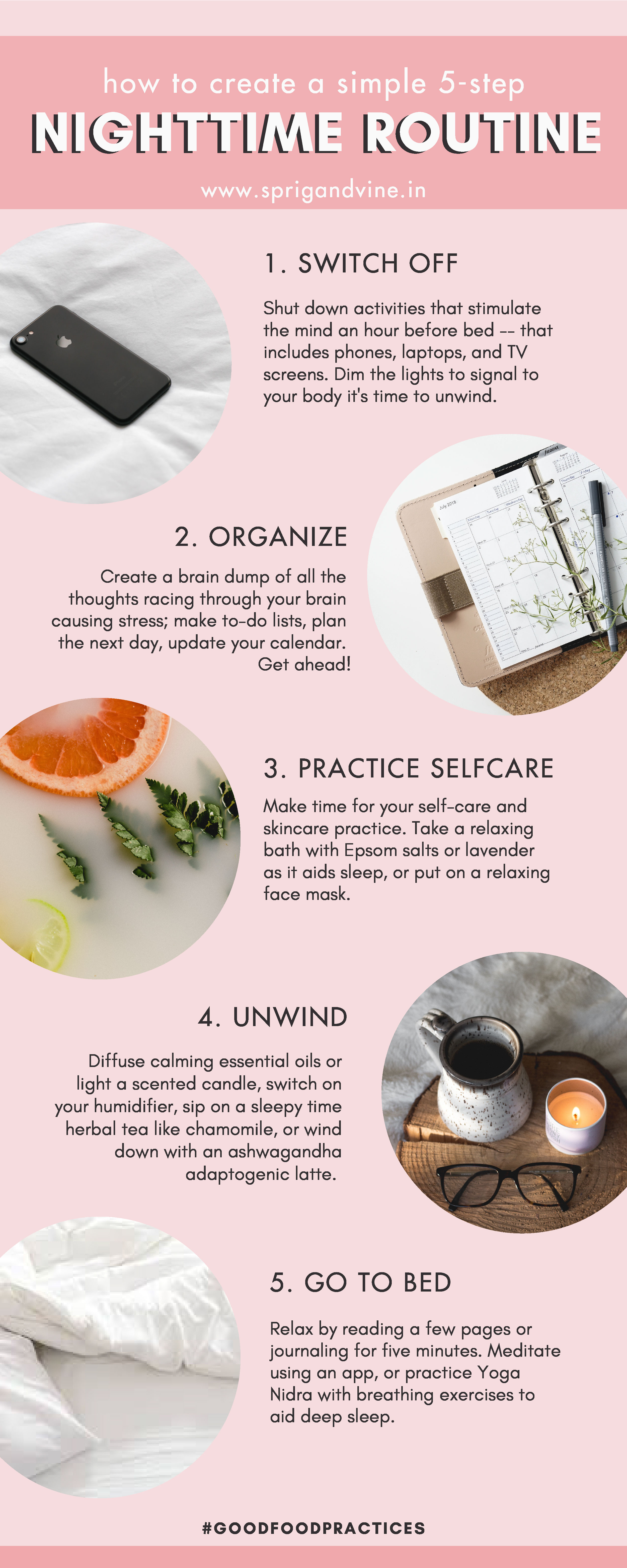 How To Create A Nighttime Routine For Better Quality Sleep Sprig Vine