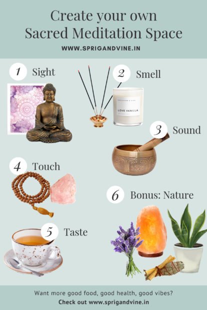 Create a Sacred Meditation Space that is dreamy and peaceful - Sprig & Vine